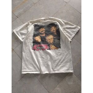 Vintage 2003 Alabama Fan Club Rock Band White T-shirt Delta L Y2K